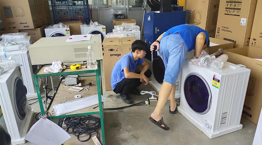 驗貨省心省力！澳洲omega客戶稱贊衣物烘干機代工質量高